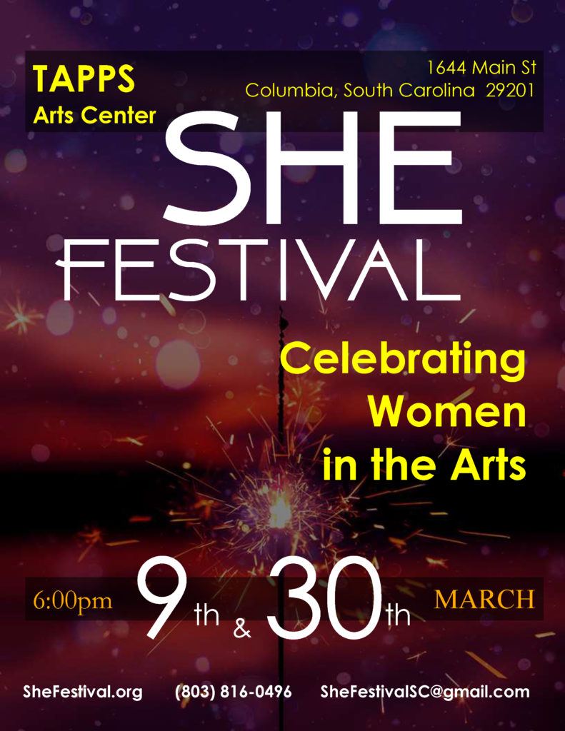 She Festival Accepting Applications SC Arts Hub