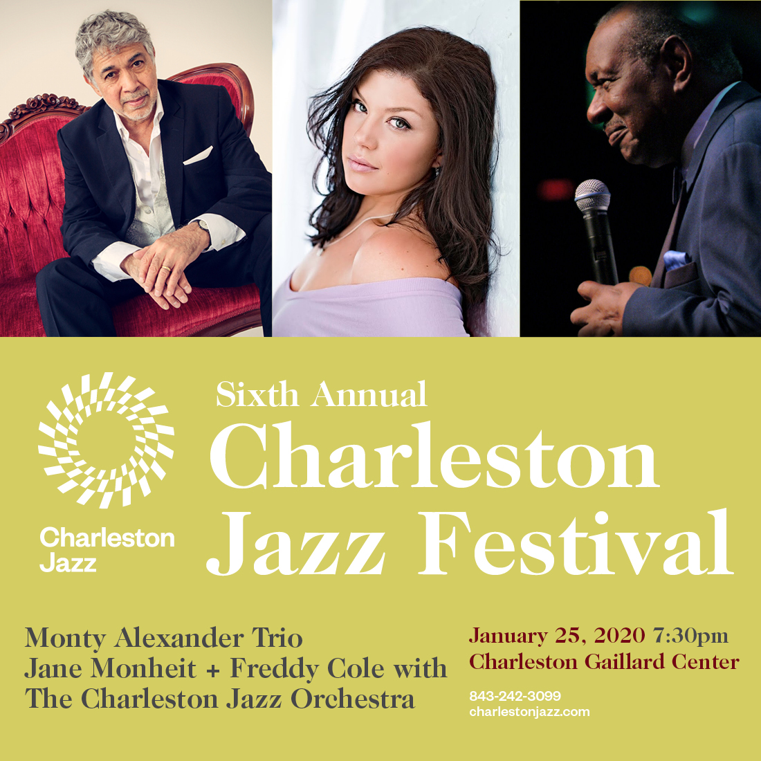 2020 Charleston Jazz Festival Jane Monheit + Freddy Cole with the