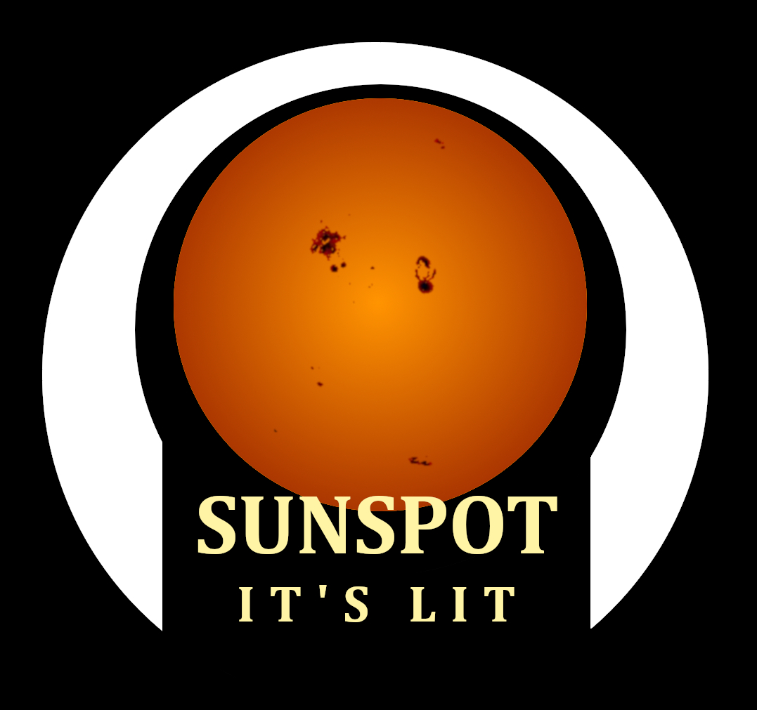 Logo for Sunspot Lit with the tagline IT'S LIT.